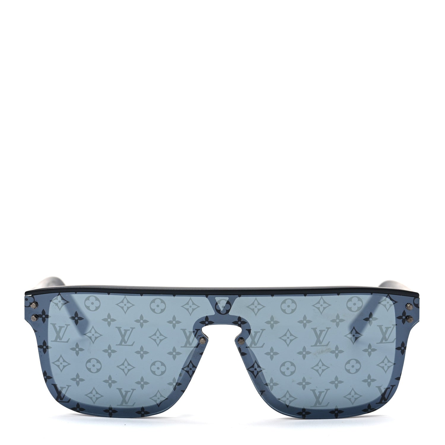 Louis Vuitton Acetate LV Waimea Square Sunglasses Z1082E Black 3 of 7