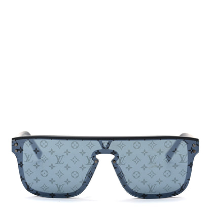 Louis Vuitton Acetate LV Waimea Square Sunglasses Z1082E Black 3 of 7