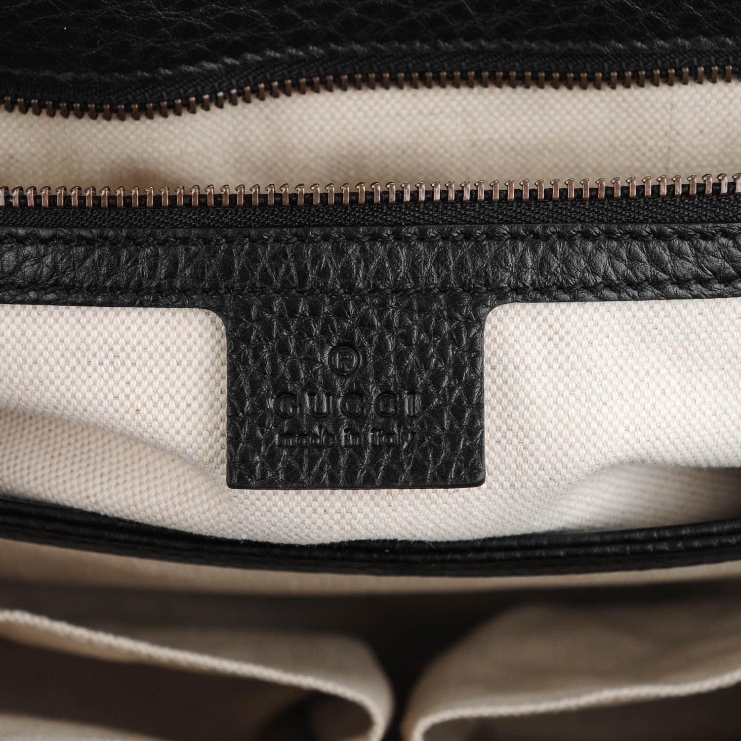 Gucci Cellarius Calfskin GG Marmont Shoulder Bag Black 6 of 7