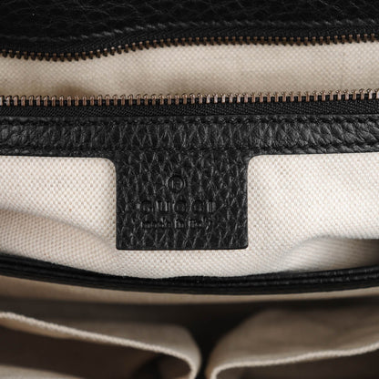 Gucci Cellarius Calfskin GG Marmont Shoulder Bag Black 6 of 7