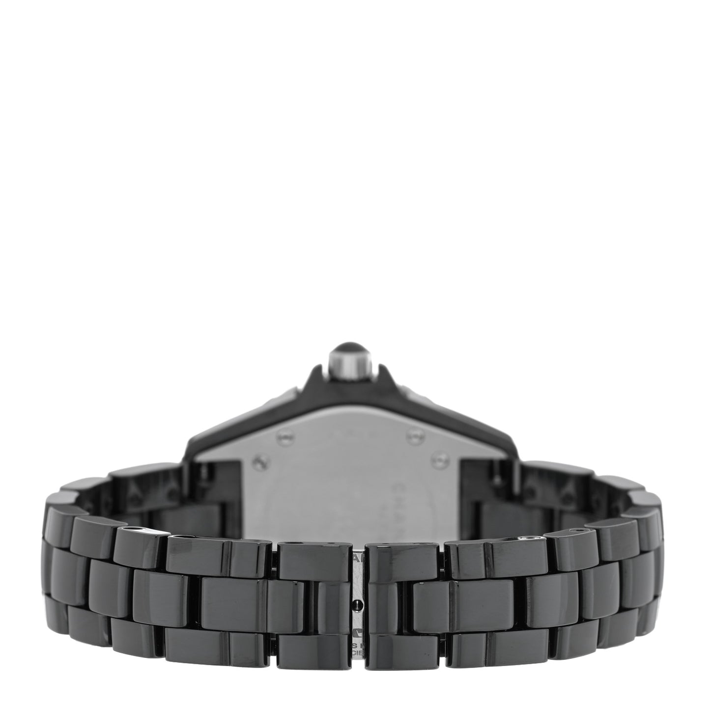 Stainless Steel Ceramic Ruby 33mm J12 Quartz Watch Black