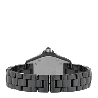 Chanel Stainless Steel Ceramic Ruby 33mm J12 Quartz Watch Black 3 of 5