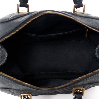 Chanel Caviar Quilted CC Bowler Black 5 of 11
