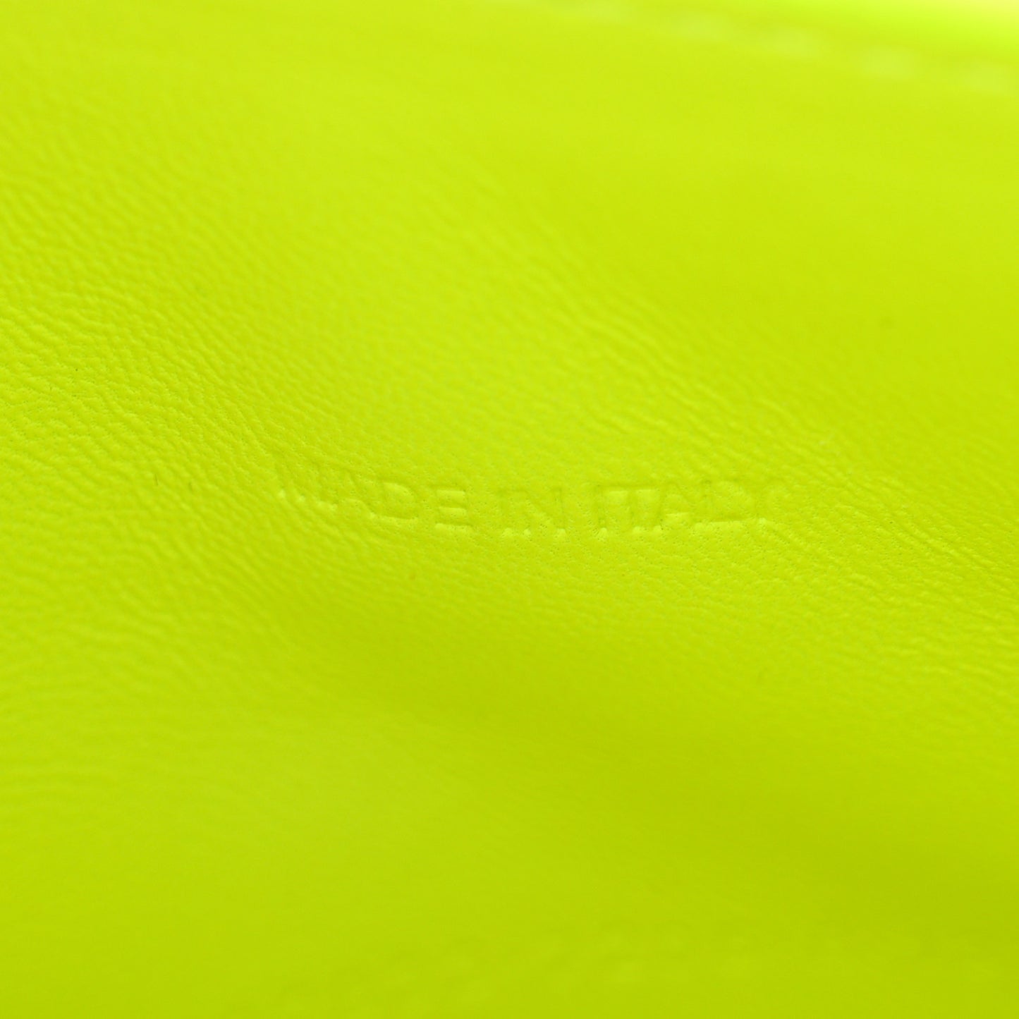 Shiny Calfskin Crocodile Embossed Hourglass Top Handle Bag XS Fluo Yellow