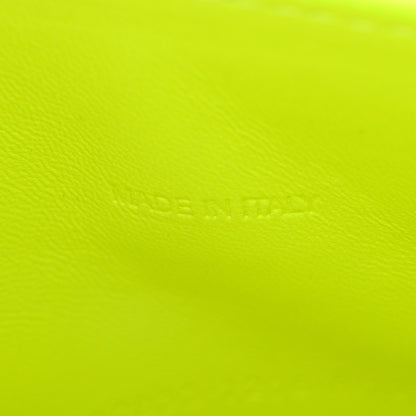 Balenciaga Shiny Calfskin Crocodile Embossed Hourglass Top Handle Bag XS Fluo Yellow 7 of 11