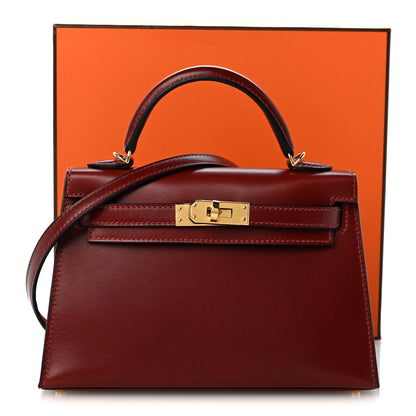 Hermes Box Mini Kelly Sellier 20 Rouge H 19 of 19