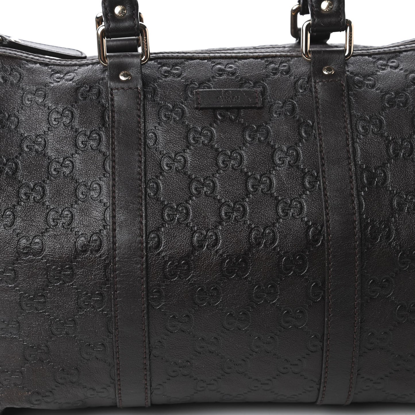 Guccissima Medium Joy Boston Dark Brown