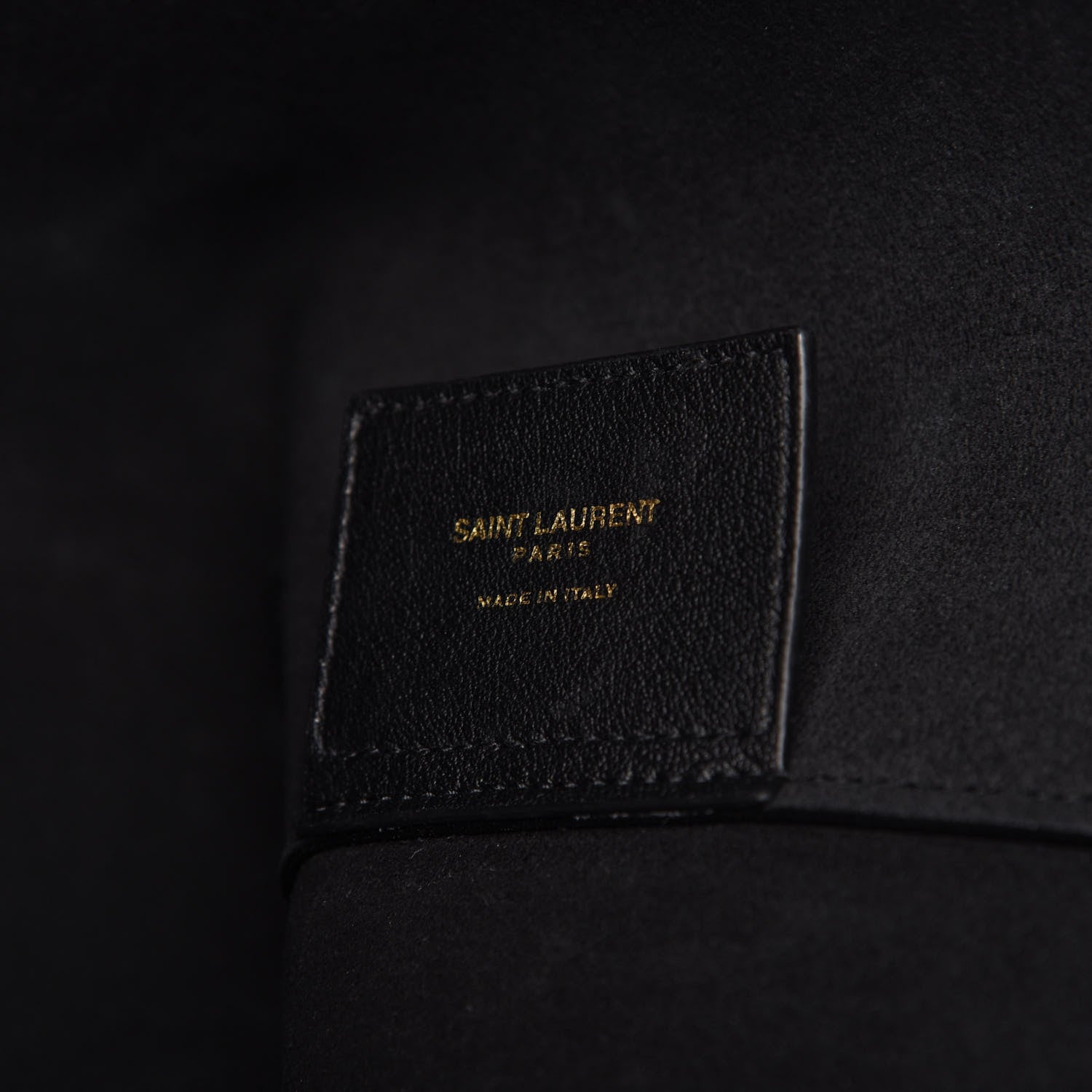 Saint Laurent Calfskin Large Shopping Tote Black 8 of 10