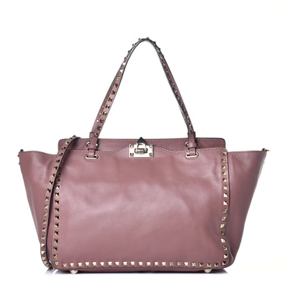 Valentino Garavani Vitello Medium Rockstud Tote Blush 1 of 9