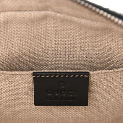 Gucci Calfskin Web Small Webby Bee Shoulder Bag Black 6 of 11