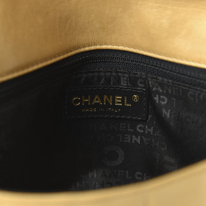Chanel Lambskin Chocolate Bar Mademoiselle Flap Shoulder Bag Beige 8 of 10