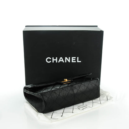 Chanel Aged Calfskin Quilted 2.55 Reissue 227 Flap Black 4 of 8