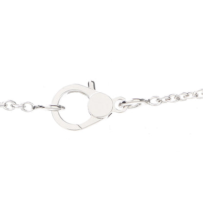 Hermes 18K White Gold Diamond Finesse Pendant Necklace 4 of 6