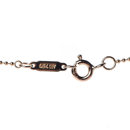 Tiffany 18K Rose Gold Diamond Crown Key Pendant Necklace 6 of 8