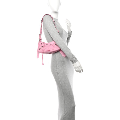 Balenciaga Agneau Arena Le Cagole Shoulder Bag XS Candy Pink 2 of 13
