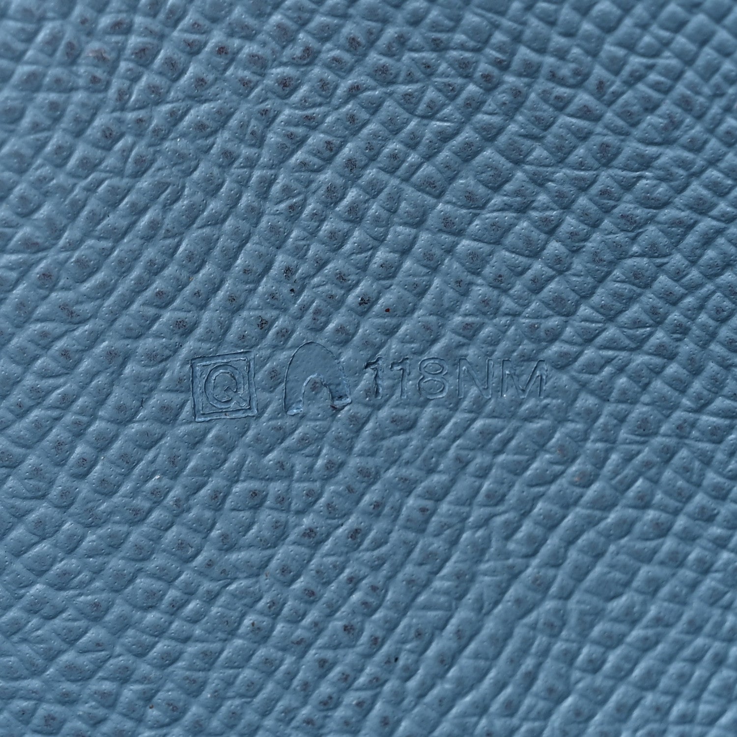 Hermes Epsom Azap Wallet Blue Jean 7 of 14