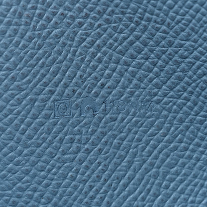Hermes Epsom Azap Wallet Blue Jean 7 of 14