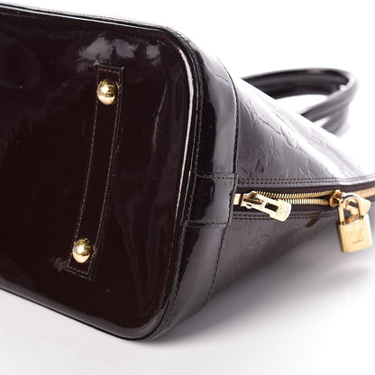Louis Vuitton Vernis Alma MM Amarante 13 of 14