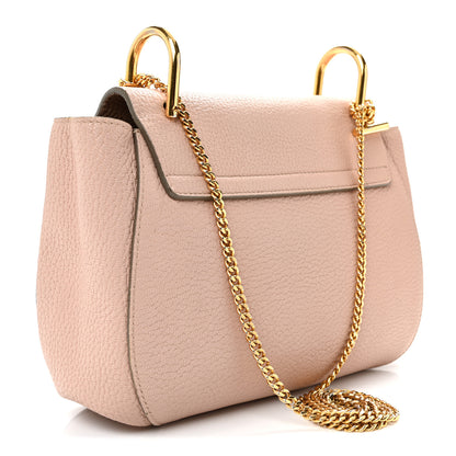 Chloe Grained Lambskin Drew Shoulder Bag Cement Pink Cement Pink 3 of 11