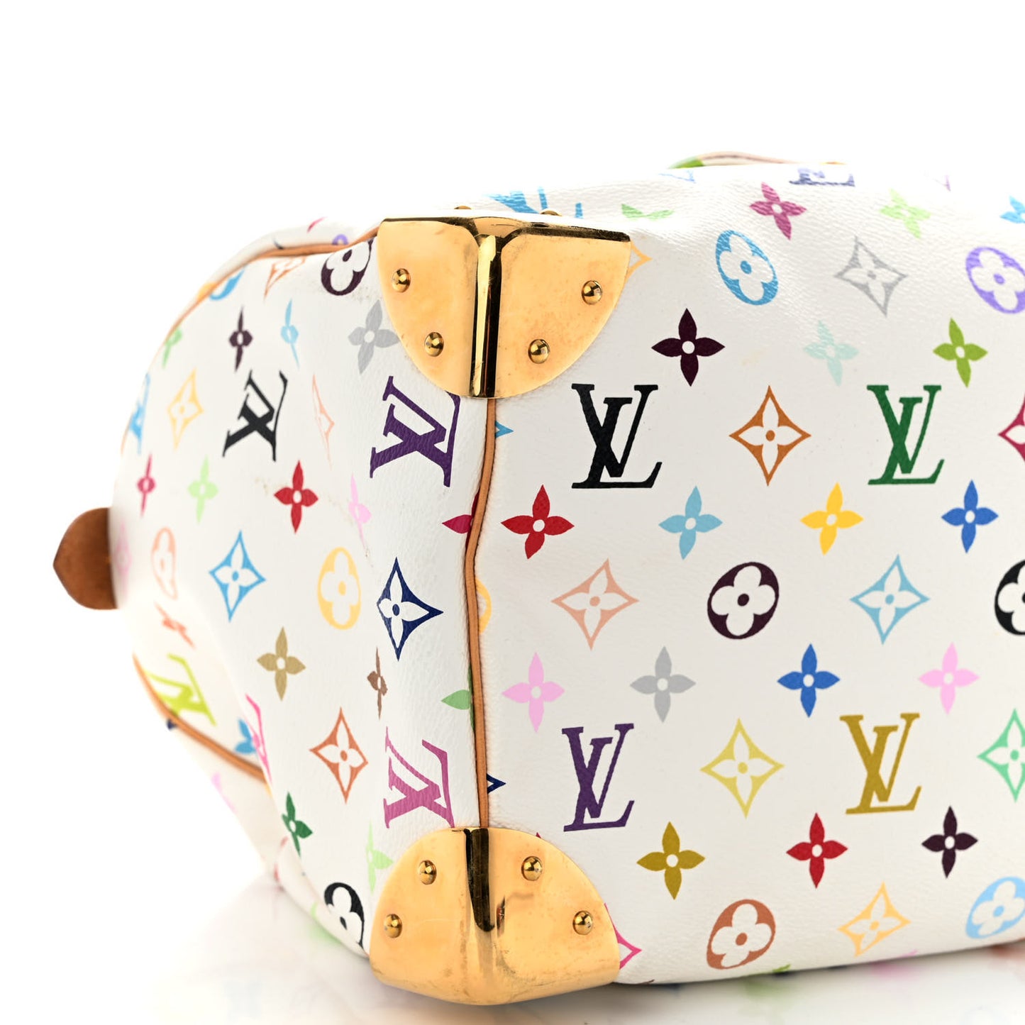 Monogram Multicolor Speedy 30 White