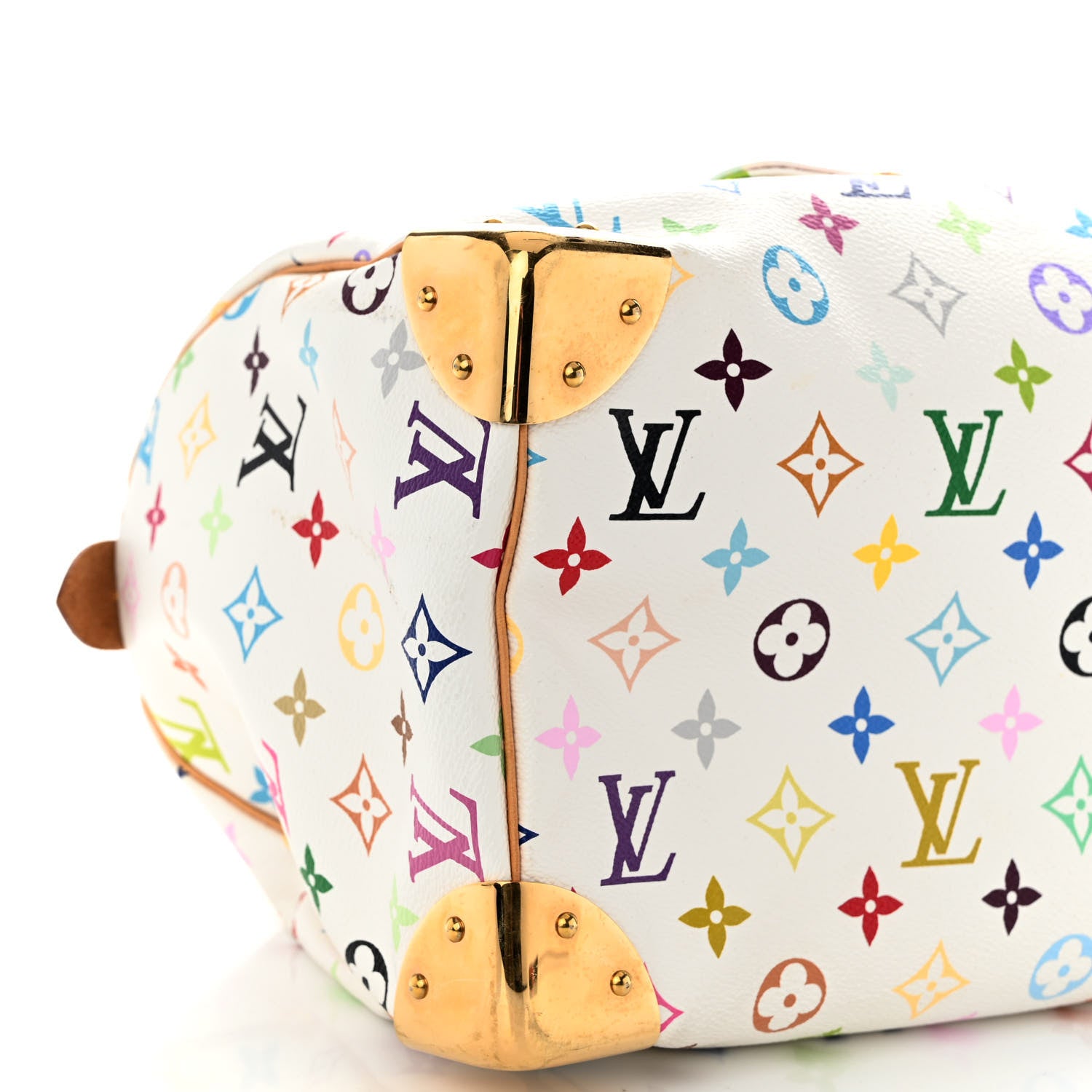 Louis Vuitton Monogram Multicolor Speedy 30 White 8 of 9