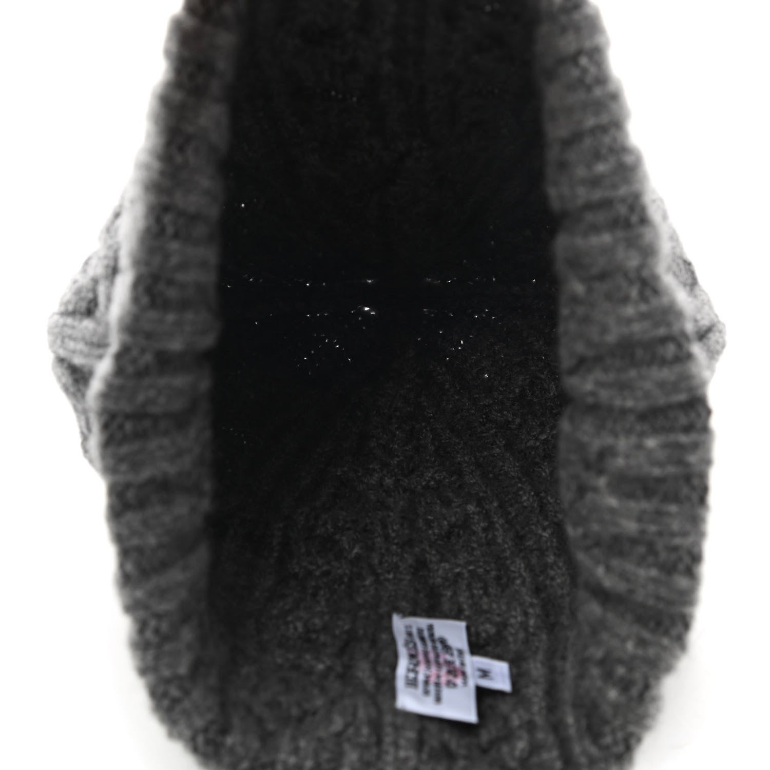 Hermes Cashmere Beanie Hat M Grey 5 of 6