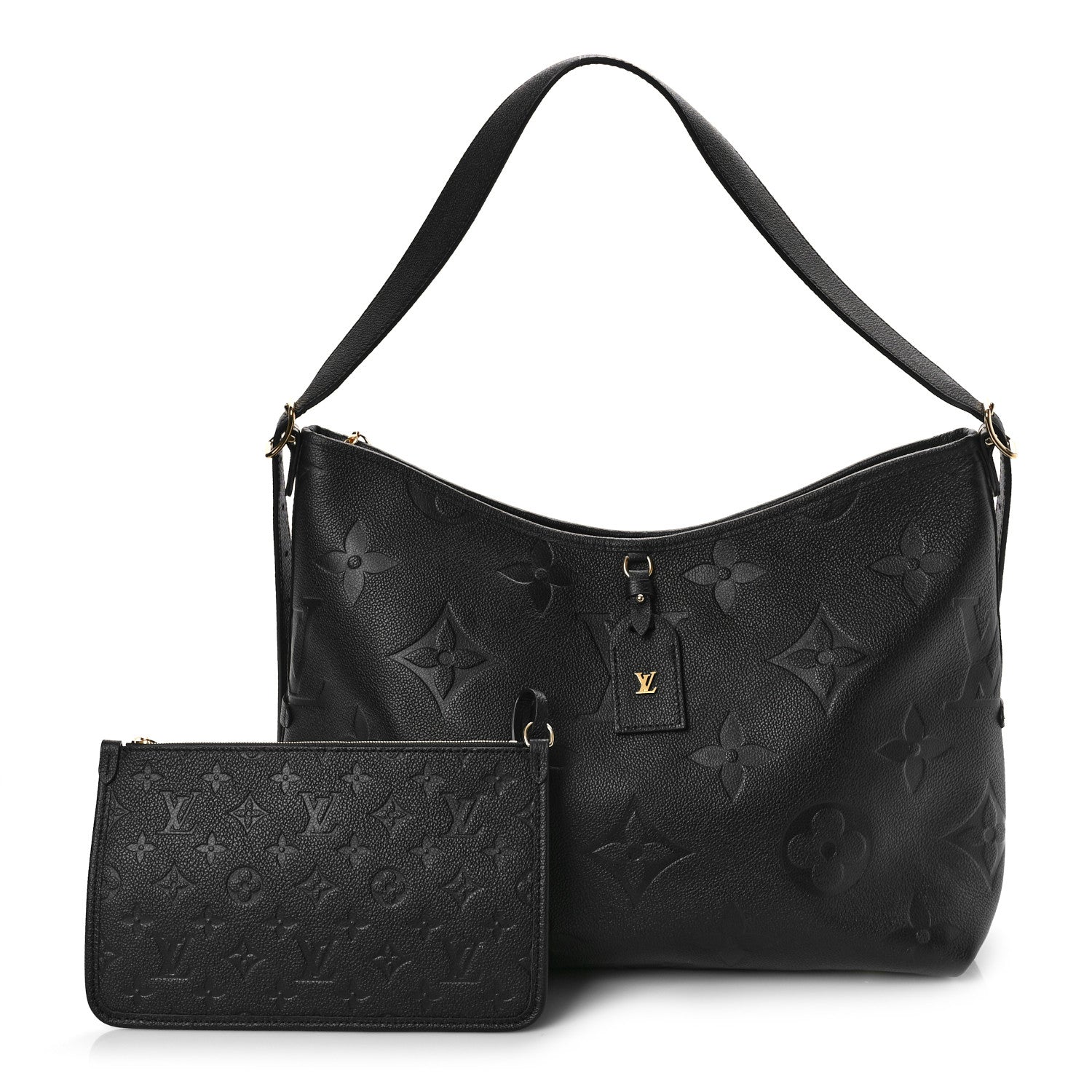 Louis Vuitton Empreinte Monogram Giant CarryAll MM Black 1 of 8