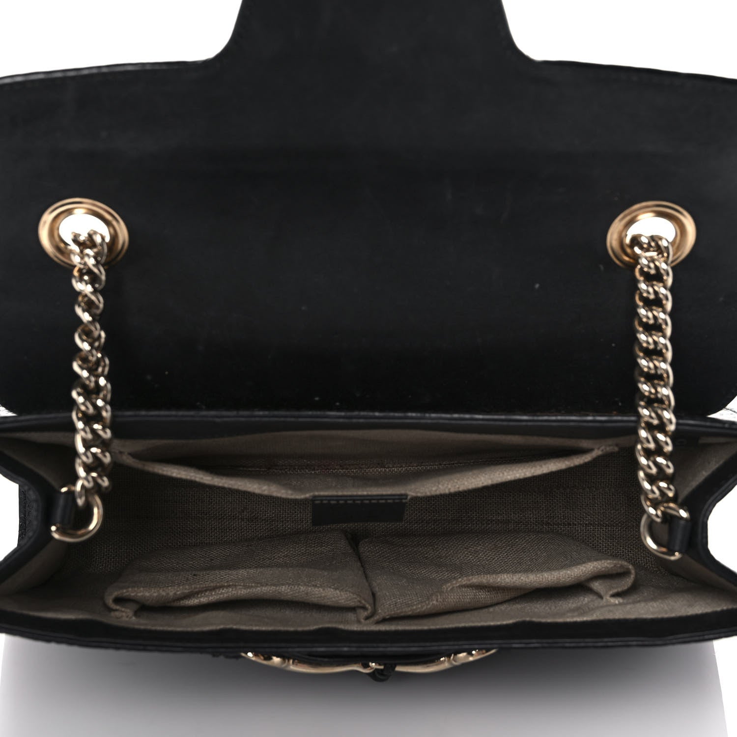 Gucci Microguccissima Medium Emily Chain Shoulder Bag Black 5 of 14