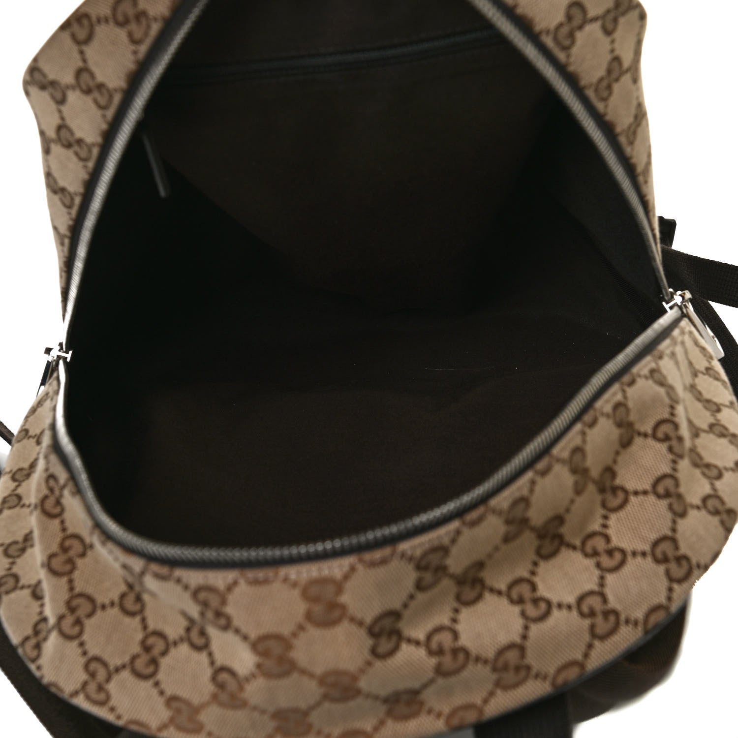 Gucci GG Monogram Travel Backpack Dark Brown 6 of 10