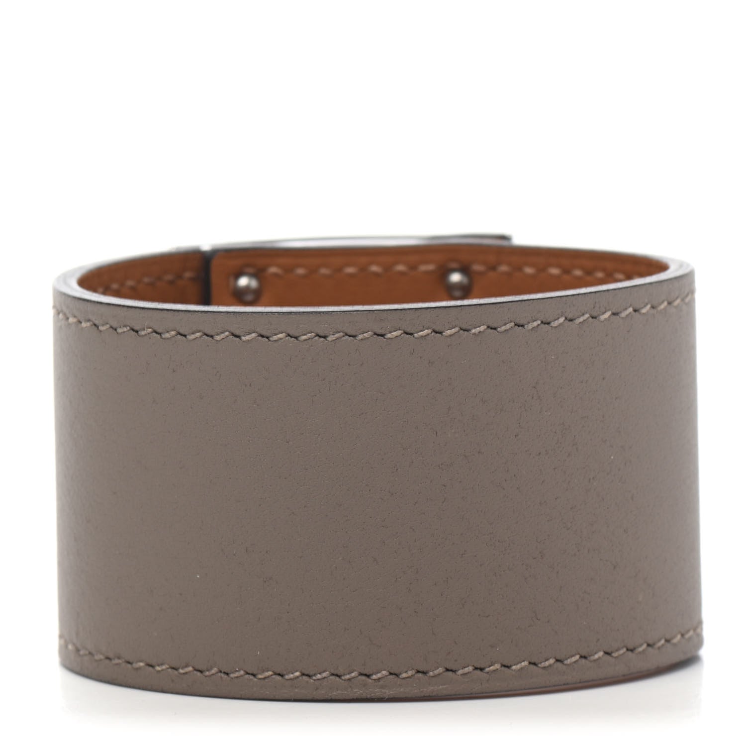 Hermes Swift Kelly Dog Bracelet T1 Gris Asphalte 2 of 4