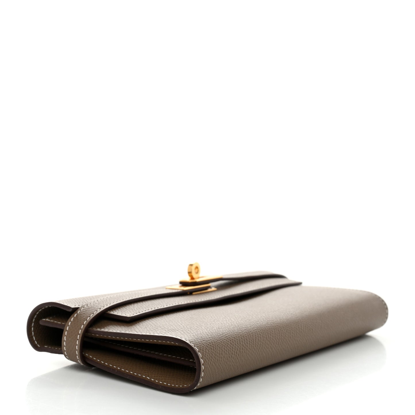 Epsom Kelly Longue Wallet Etoupe