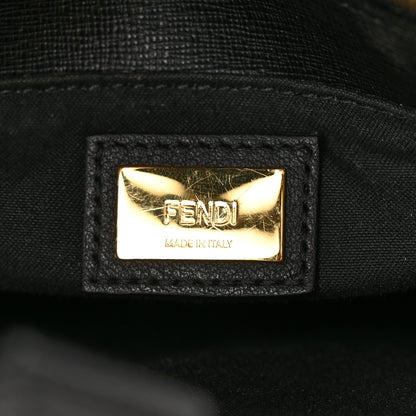 Fendi Vitello Elite Geometric Logo Petite 2Jours Tote Multicolor 6 of 17