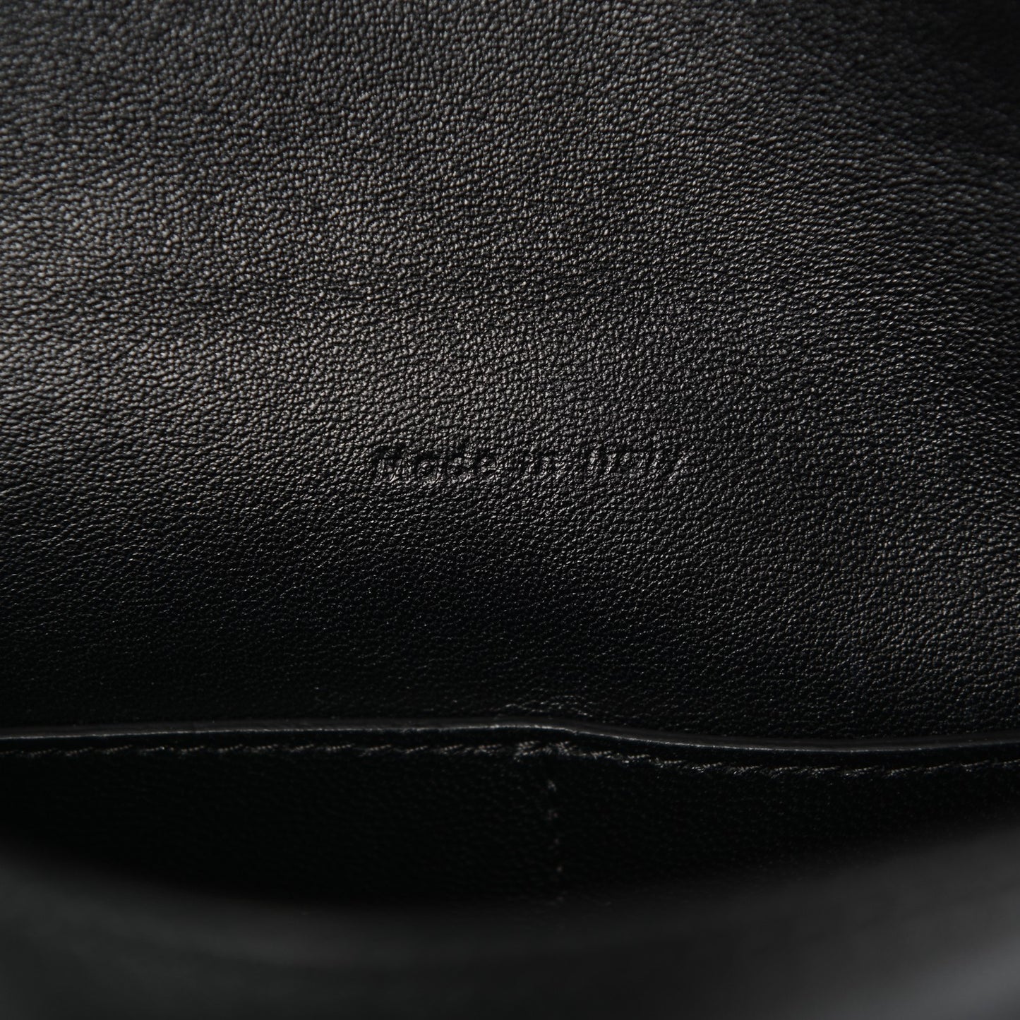 Smooth Calfskin Flap Clasp Bag Black