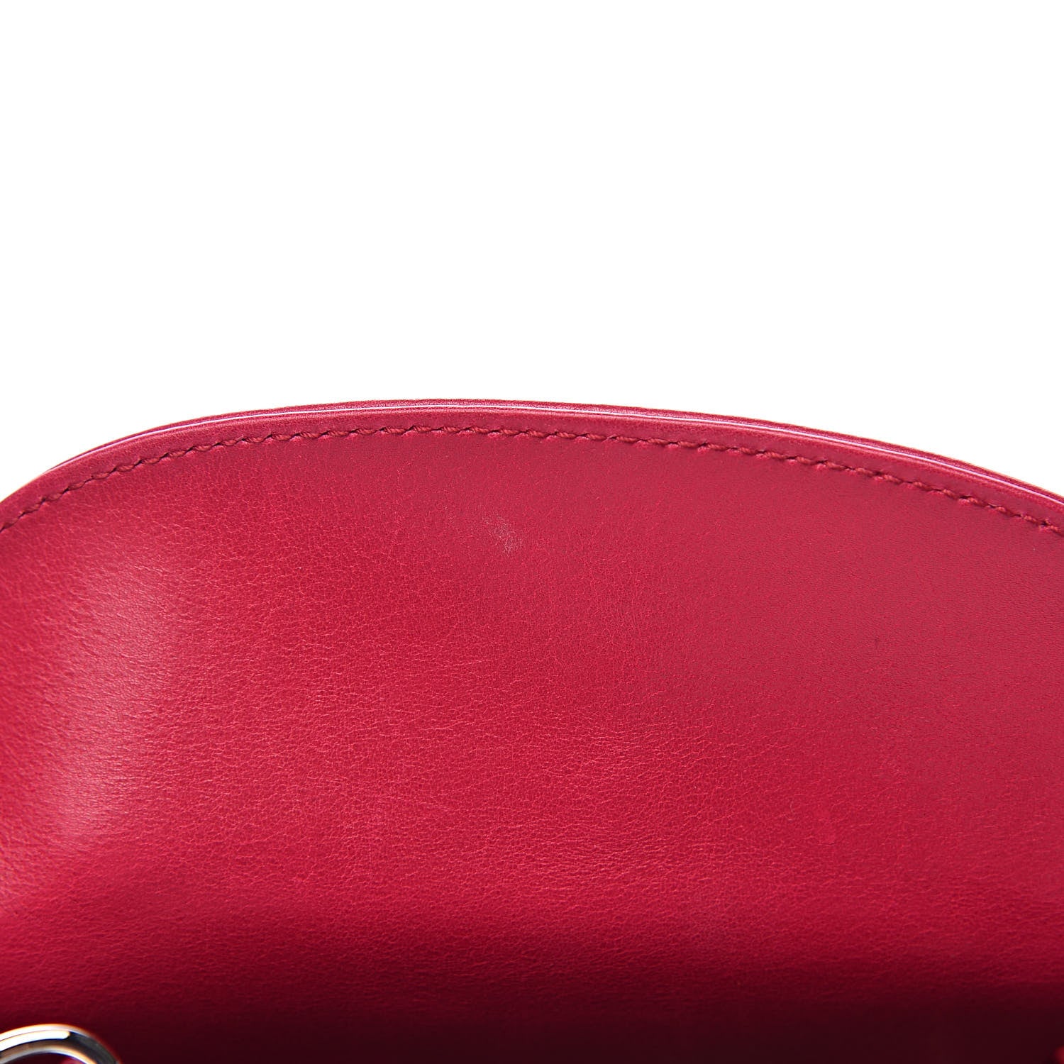 Christian Dior Lambskin Cannage Bow Mini Lady Dior Fuchsia 5 of 11