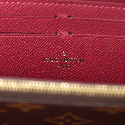 Louis Vuitton Monogram Clemence Wallet Fuchsia 6 of 7