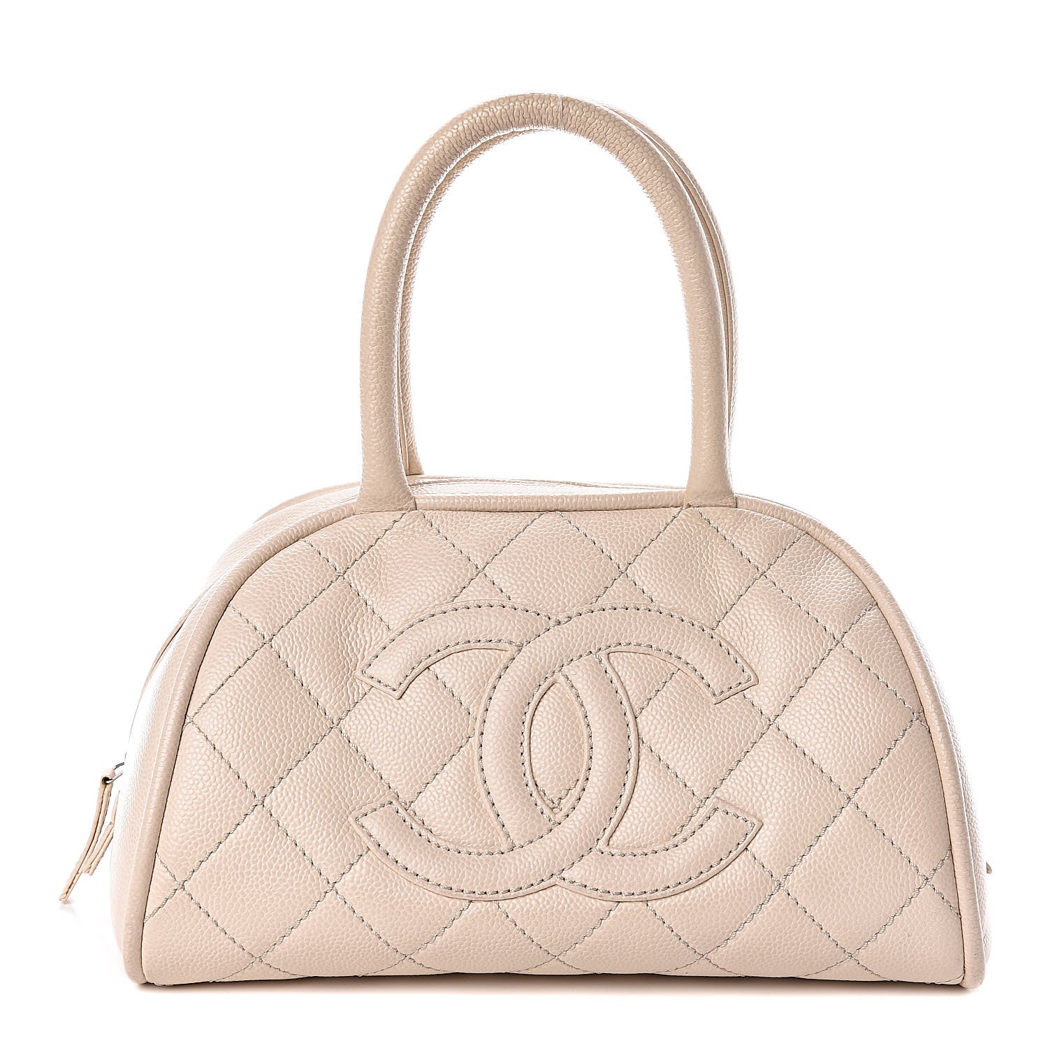 Chanel Caviar Quilted Small Bowler Beige Clair 1 of 11