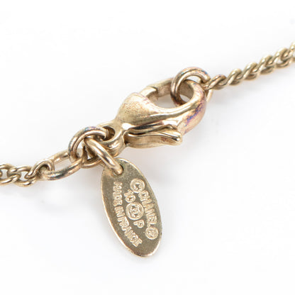 Chanel Enamel Arrow CC Necklace Gold Red 4 of 6