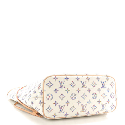 Louis Vuitton Monogram Jacquard Neverfull MM Multicolor Beige 5 of 10