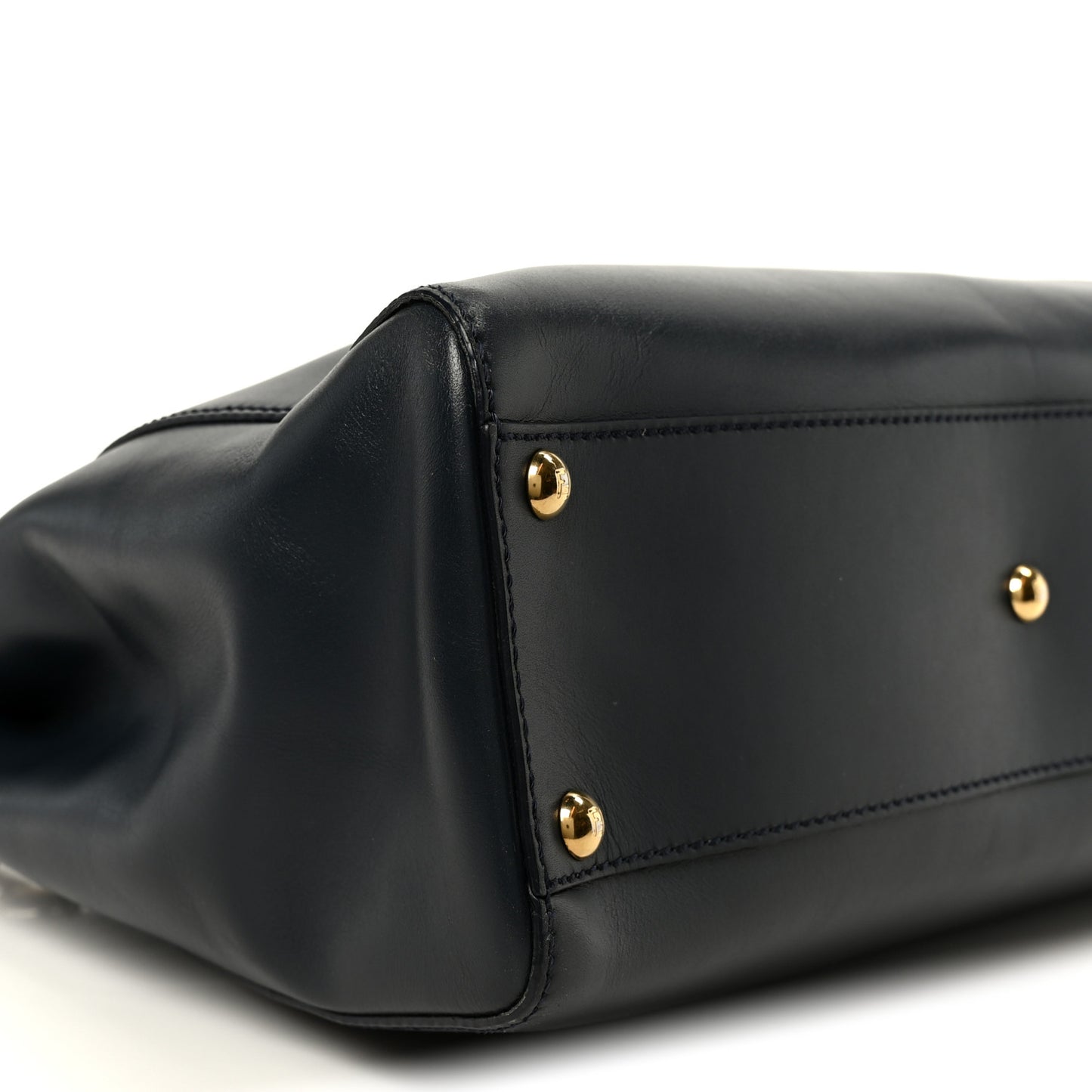 Vitello Morgan Shiny Nappa Medium Peekaboo Iconic Satchel Lavagna Lago