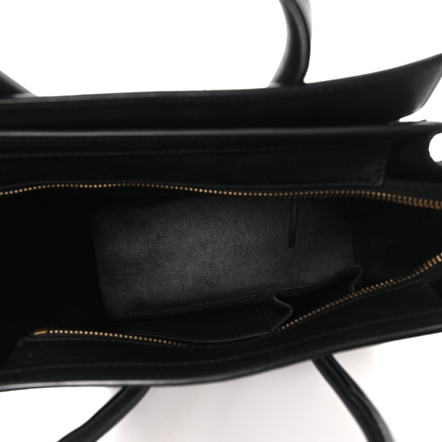 Celine Smooth Calfskin Micro Luggage Black 5 of 9