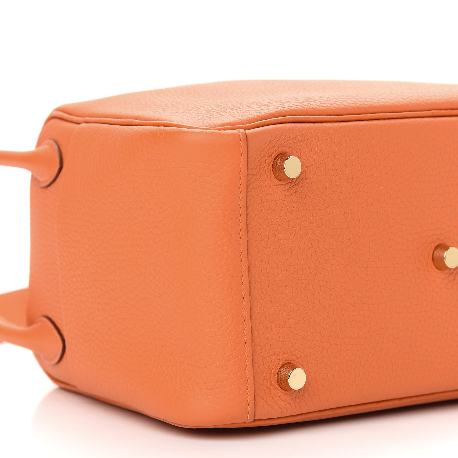 Hermes Taurillon Clemence Lindy 26 Orange 6 of 7