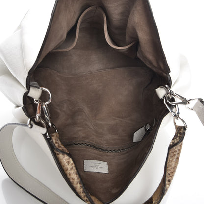 Louis Vuitton Veau Cachemire Python Babylone MM White 6 of 8