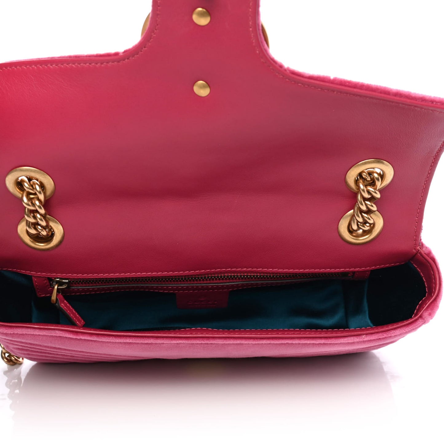 Velvet Matelasse Small GG Marmont Shoulder Bag Light Raspberry Rose