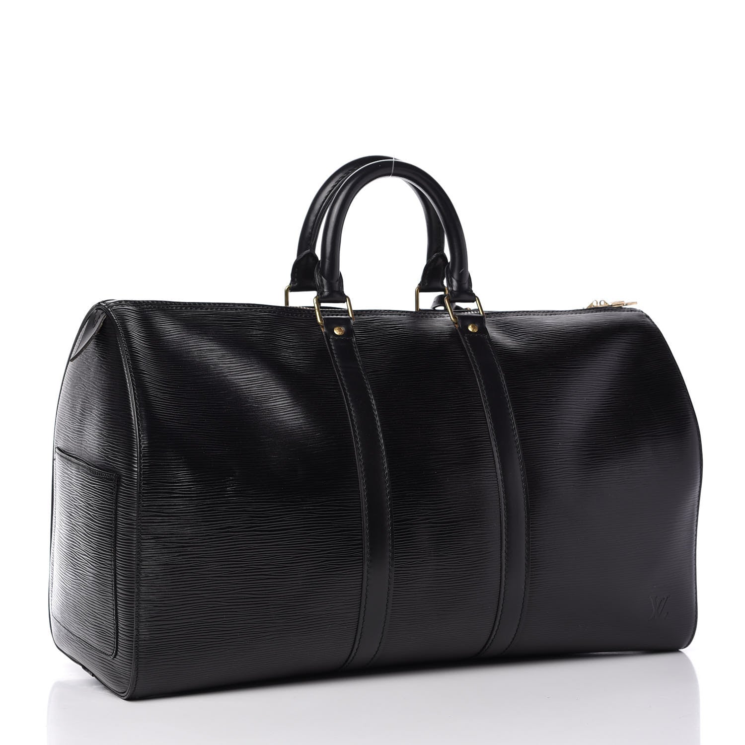 Louis Vuitton Epi Keepall 45 Black 2 of 10