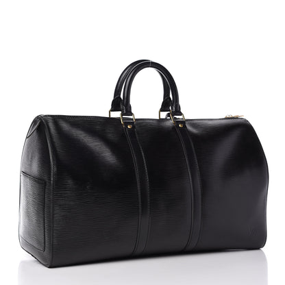 Louis Vuitton Epi Keepall 45 Black 2 of 10