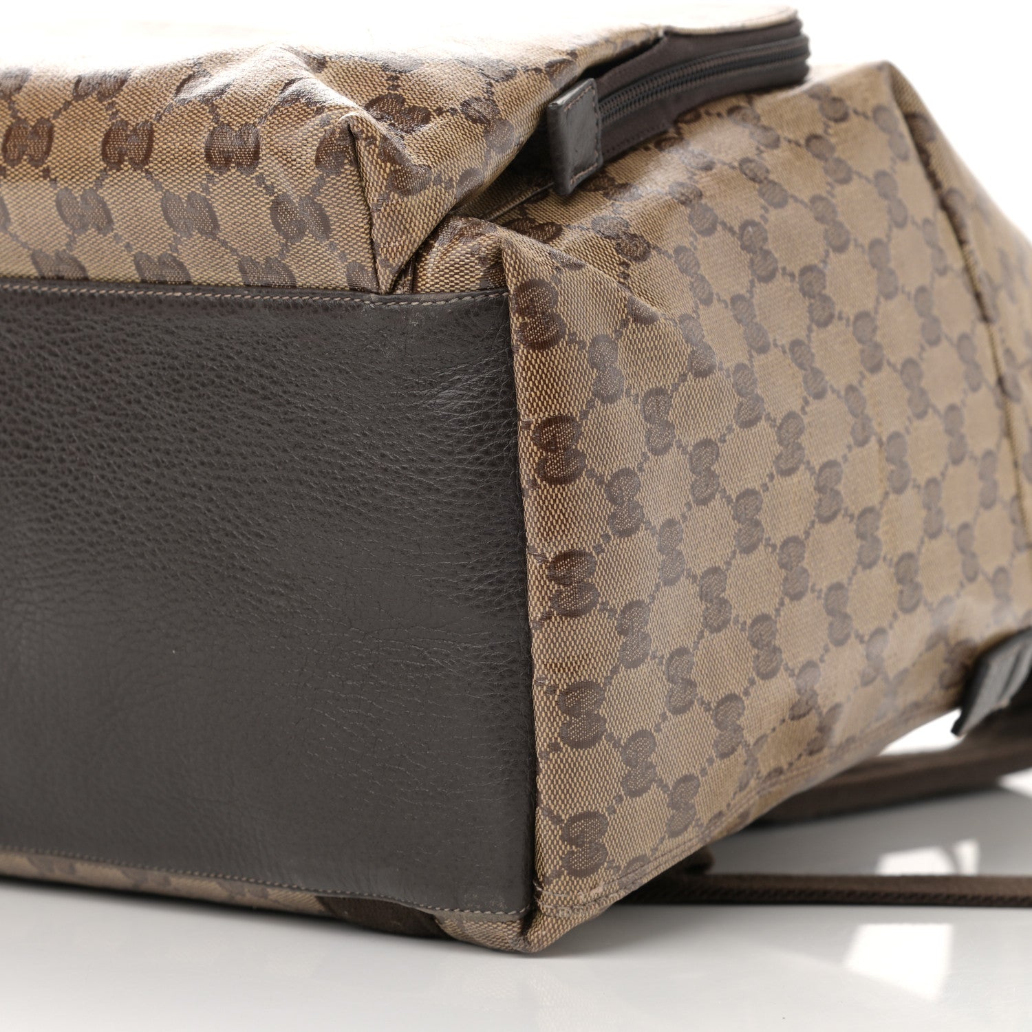 Gucci Crystal Monogram Backpack Dark Brown 10 of 19