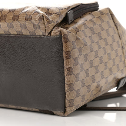 Gucci Crystal Monogram Backpack Dark Brown 10 of 19