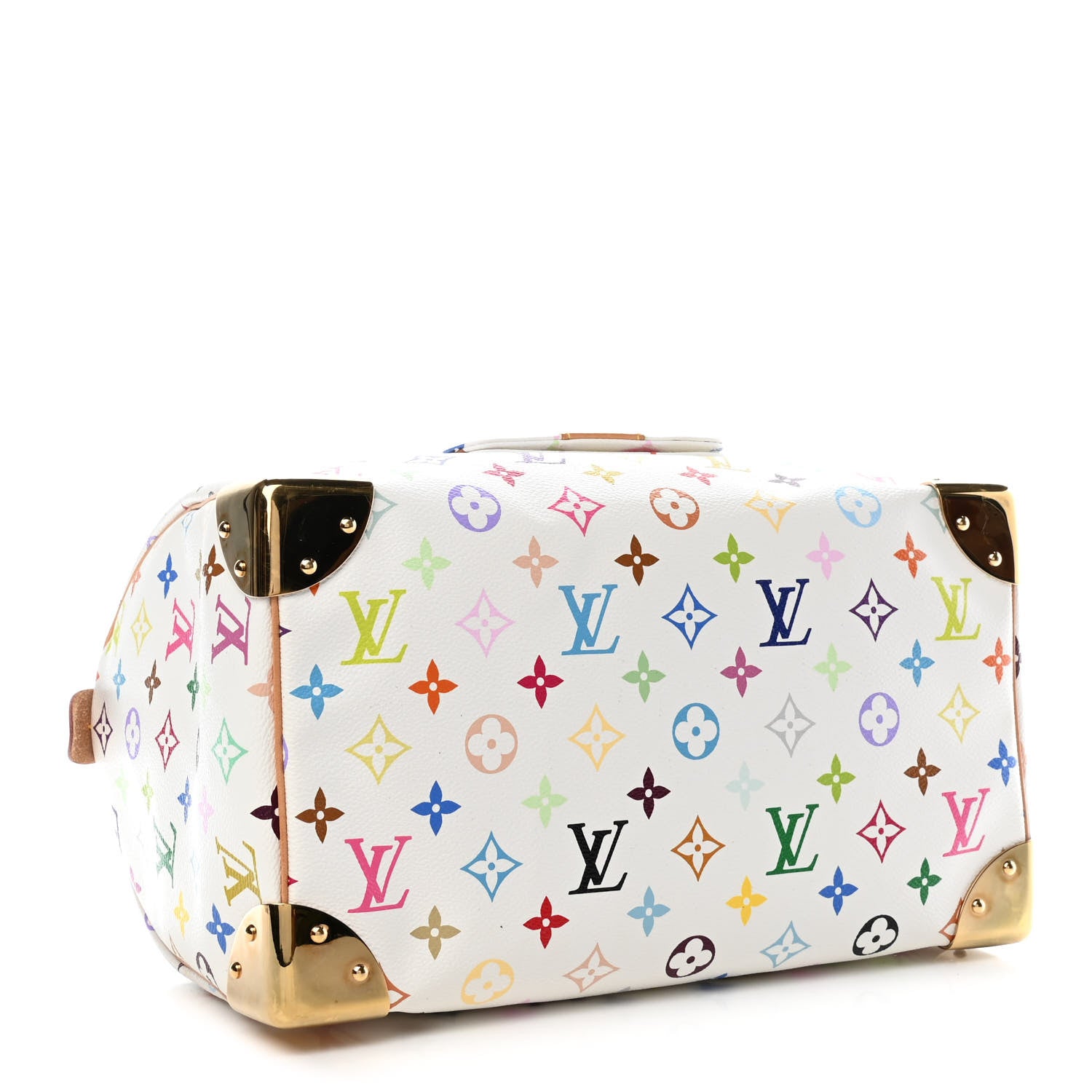 Louis Vuitton Monogram Multicolor Speedy 30 White 3 of 4