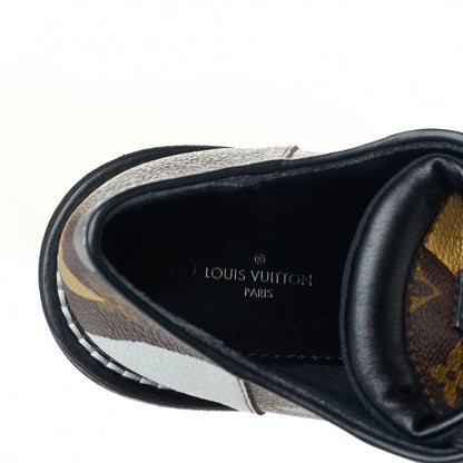 Louis Vuitton X LOL Monogram Calfskin Beaubourg Platform Derby Shoes 39.5 Gold Silver 8 of 8