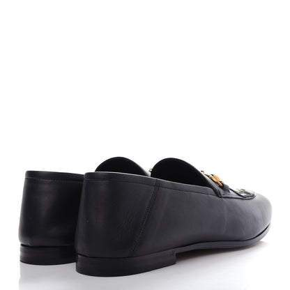 Gucci Goatskin Tiger Embroidered Mens Horsebit Loafers 9 Black 4 of 11